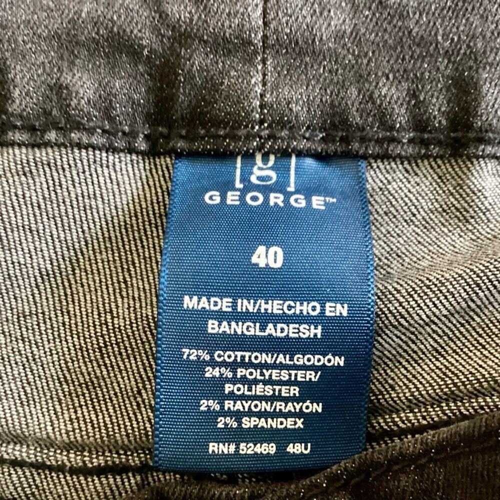 George Ripped Raw Hem Men’s Shorts - Picture 2 of 3